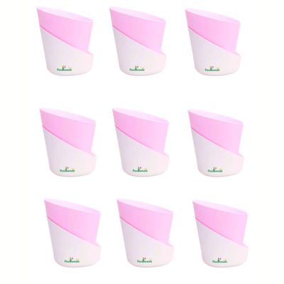 Table Top Collecton Self-watering Pots (Baby Pink) 5 pot of 5- inches