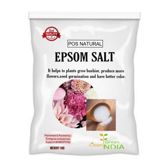 Pos Natural Epsom Salt for Plants Growth | Organic Fertilizer for Plants - 500g
