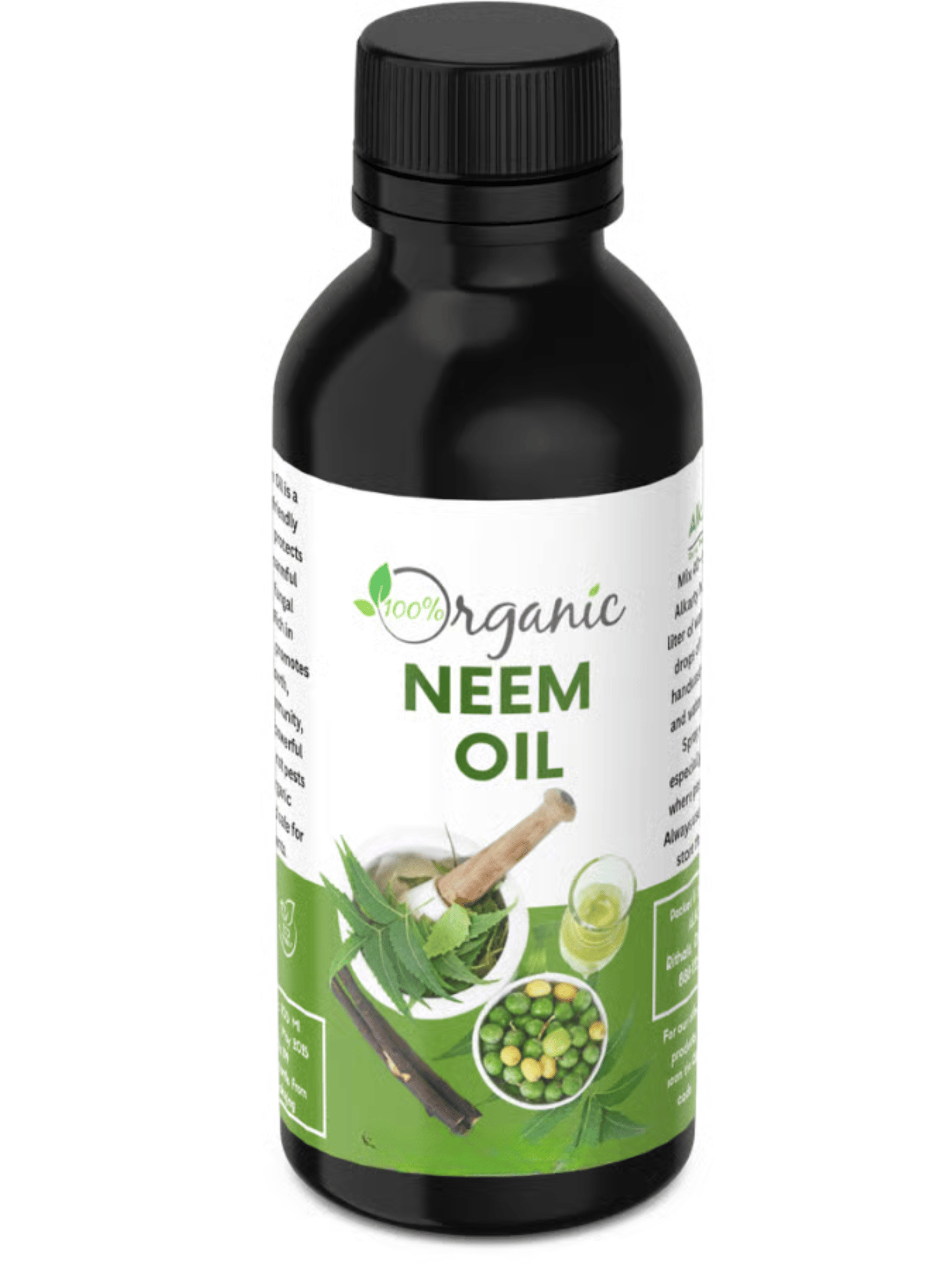 Premium Neem Oil For Plants Organic Pesticide 100 Ml