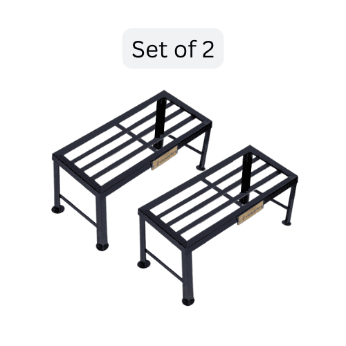 Heavy-Duty Iron Bench Stands| Set of 2| 6 Feet Length- 1 Feet Height