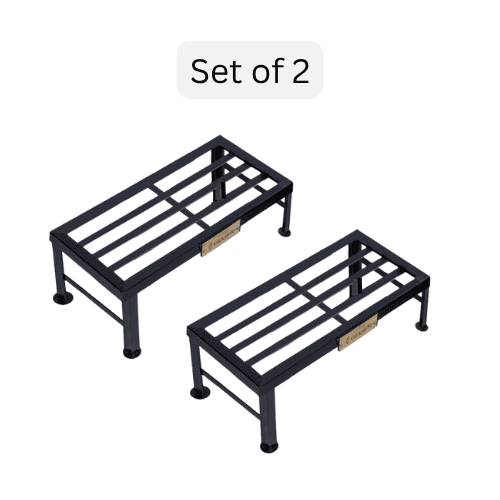 Heavy-Duty Iron Bench Stands| Set of 2| 6 Feet Length- 1/2 Feet Height