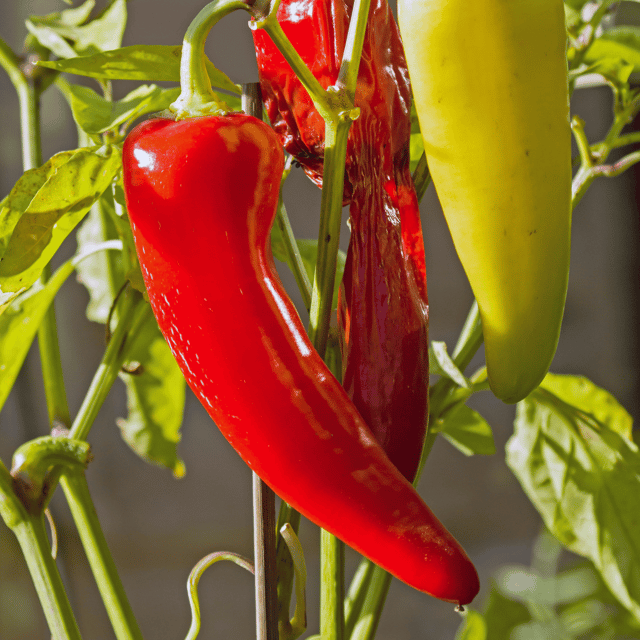 Organic (Desi) Banana Pepper(Red) Seeds(Pack Of - 20 Seeds)