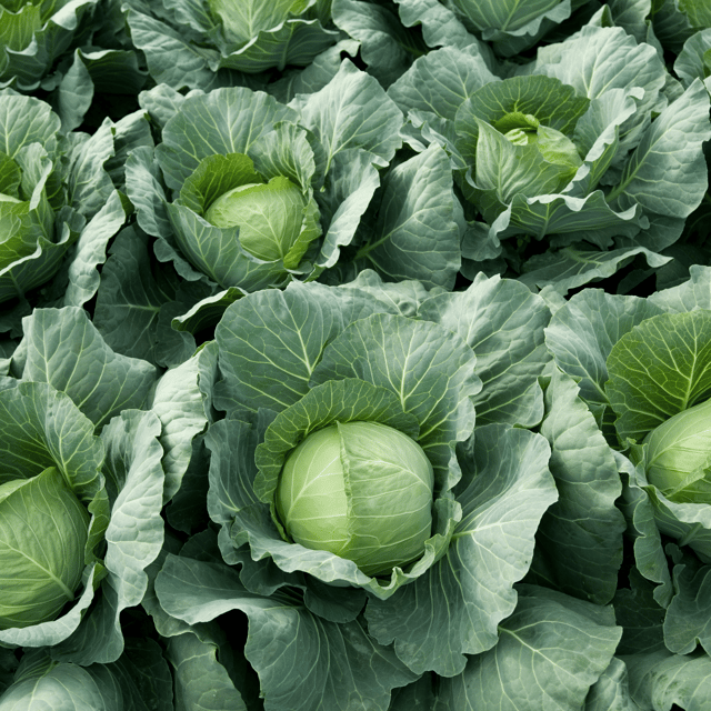 Organic (F3 Hybrid) Cabbage Seeds(Pack Of - 40 Seeds)
