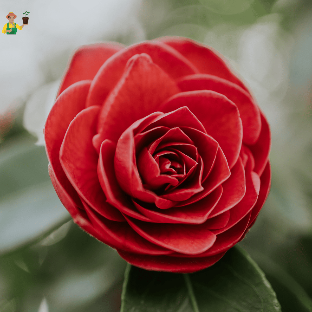 Camelia Flower Live Plant (Red)