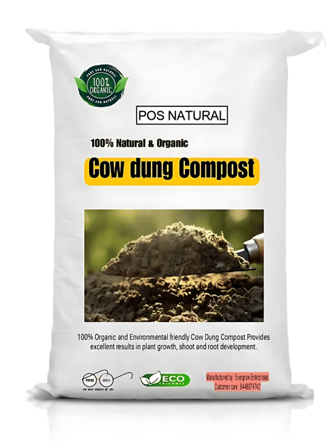Pos Natural Cow Dung Compost For Plants - 25KG