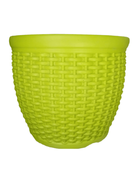 Premium Matt Classic Plastic Pot/ Planters - 10 Inch