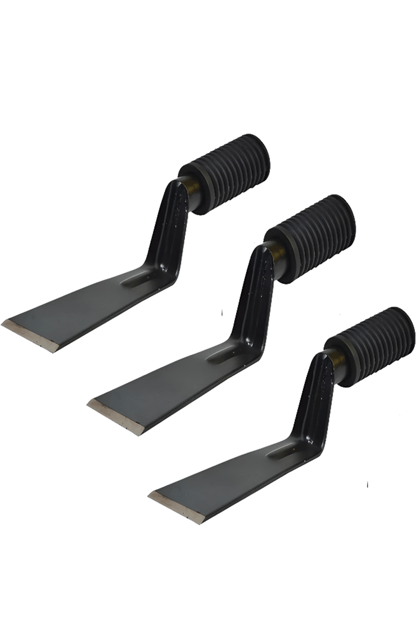 Set of 3 Khurpa/Khurpi Gardening Tools – Small-1", Medium-2" & Large-3" – Iron Handle with Grip, Glossy Powder Coated Finish