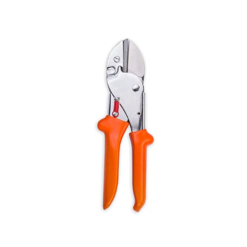 Pruning Shear | Stainless Steel Blade | 20mm Cut | Orange Handle | Heavy Duty | Garden Clipper