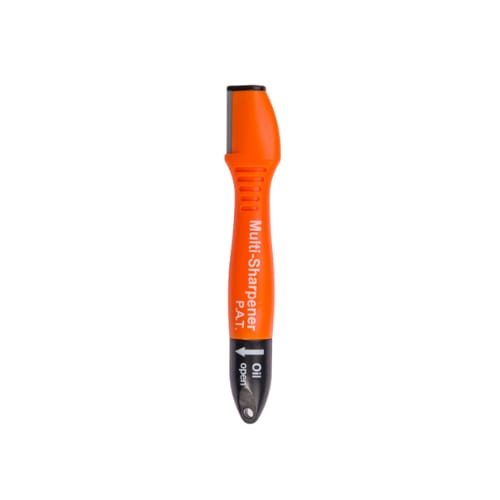 Tool Sharpener | Knife & Scissor Edge | 5” Long | Inbuilt Oil Tank | Handheld | Easy Grip | Pro Sharpener