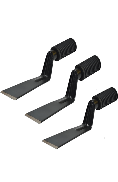Set of 3 Khurpa/Khurpi Gardening Tools – Small-1", Medium-2" & Large-3" – Iron Handle with Grip, Glossy Powder Coated Finish