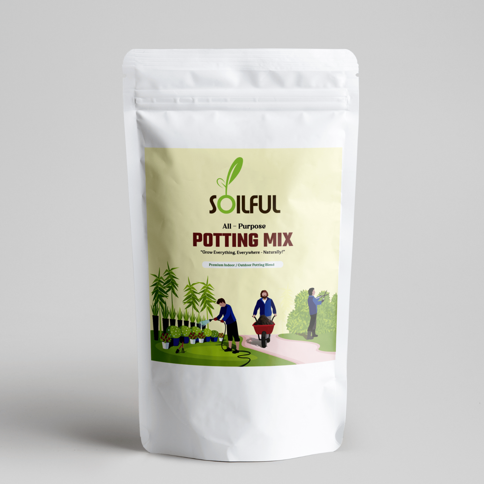 Premium Organic Potting Soil Mix | Nutrient-Rich Blend for Indoor Plants, Container Gardening & Raised Beds | 5 Kg