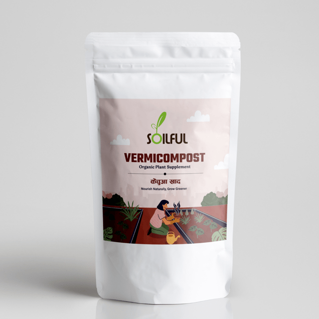 Organic Vermicompost – Nutrient-Rich, Chemical-Free Compost for Healthy Plants & Gardens  | 5 Kg