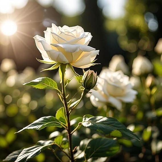 White Rose Plant