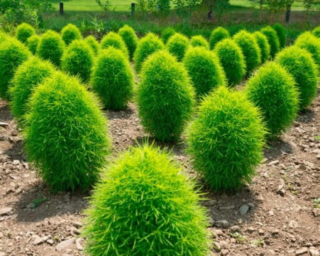KOCHIA FIRE BUSH  (PACK OF 50 SEEDS )