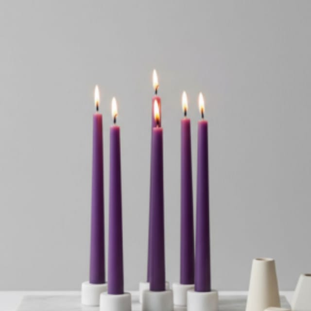 Multicolor Tall Tapper Candles | Unscented | Soy Wax | Approx 10 Inch
