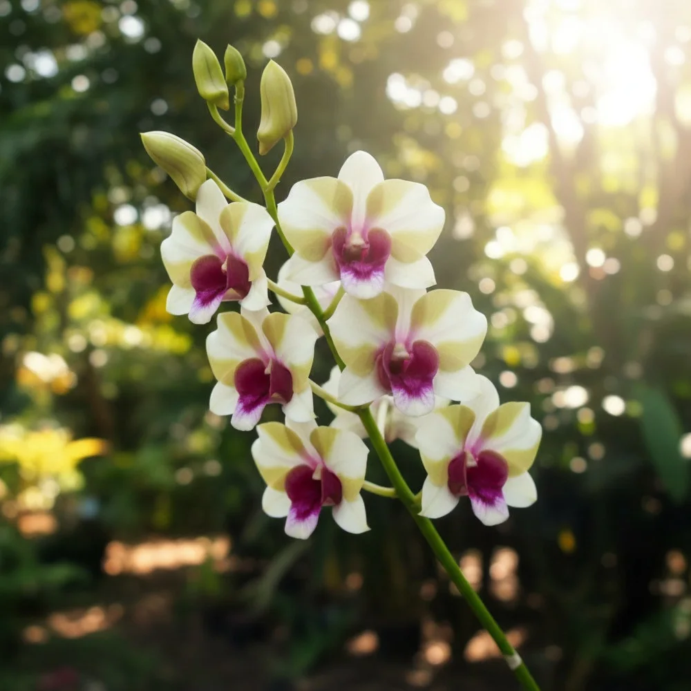 Dendrobium Baby Happy Holiday - Near Blooming Size Orchid Plant