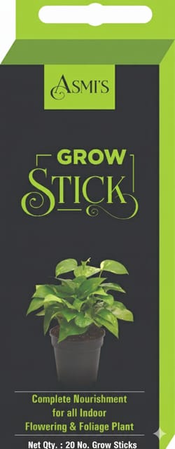 Asmi's Grow Stick | Complete Nourishment For All Indoor Flowering & Foliage Plant