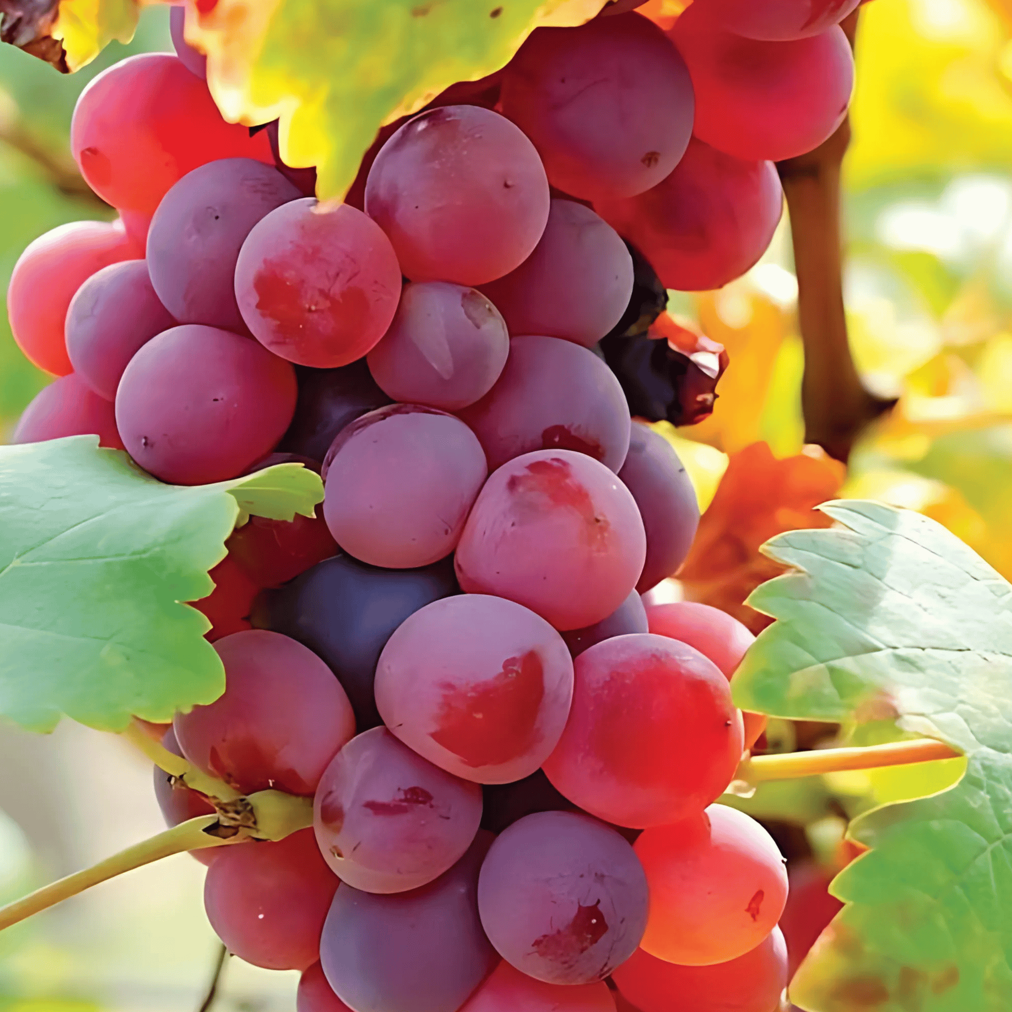 Red Flame Seedless Grapes Plant (Grafted) Fruit Plant Height 1.5 - 3 Feet