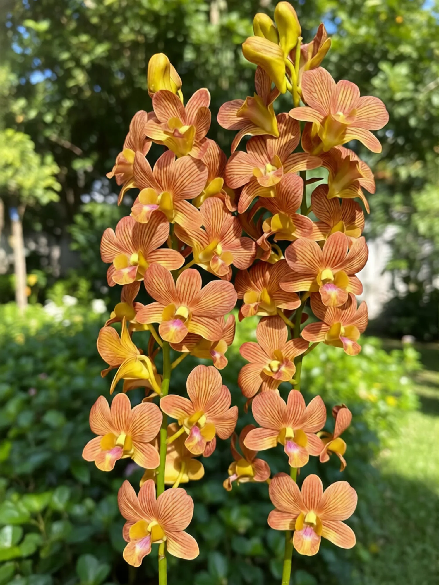 Dendrobium Brown Stripe - Seedling Size Orchid Plant