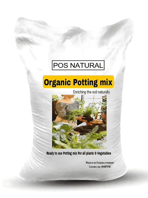 Pos Natural Organic Potting Mix for All Plants - 50KG