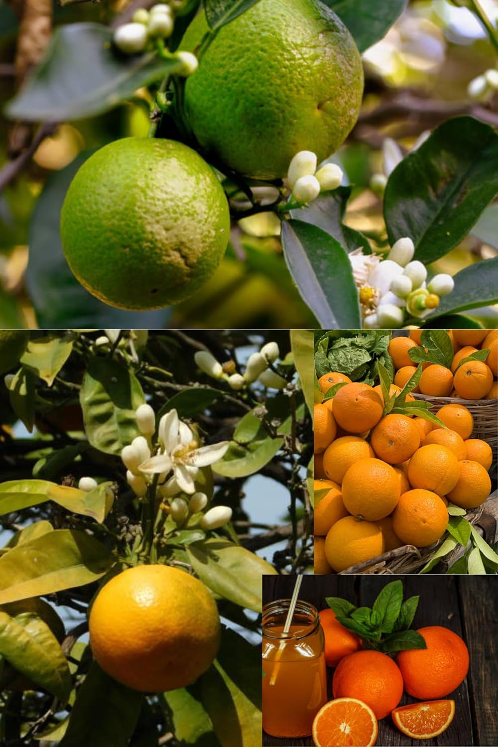 Fresh & Healthy Sweet Malta Orange (Citrus Sinensis) Fruit Plant (Medium Size) All Season Amrud Orange Skin With Fresh Organic Hybrid Grafted Fruit Tree Outdoor  Fruit Tree -1