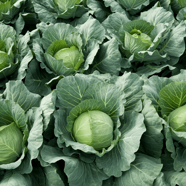 Organic (F3 Hybrid) Cabbage Seeds(Pack Of - 40 Seeds)