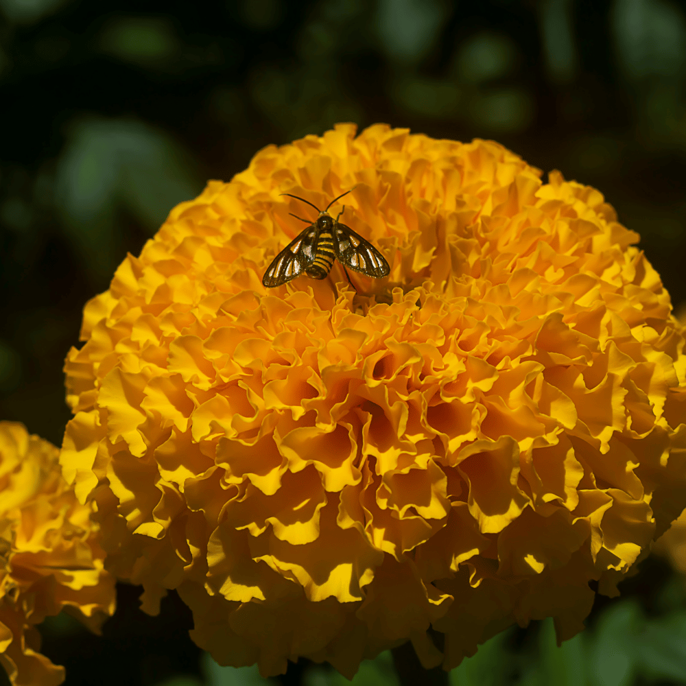 Big Orange Marigold Flower Seeds βF2 Hybrid (Pack of 30 Seeds)