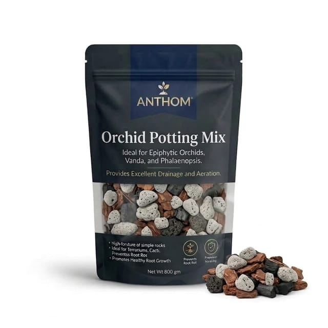 ANTHOM Chunky Orchid Potting Mix For Plants | (800 Gram) ANTHOM Chunky Orchid Potting Mix For Plants | (800 Gram)