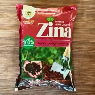 Plants Villa - Zinna Organic Vermi Compost (Pack of 1 Kg) Plants Villa - Zinna Organic Vermi Compost (Pack of 1 Kg)