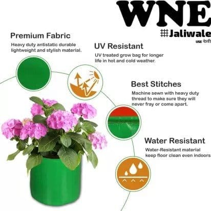 [Plants Glory] Gardening Grow Bag 12" X 12" ( Pack Of 10)