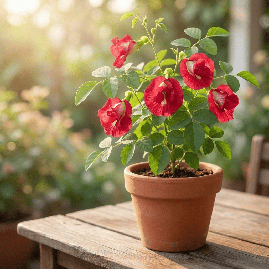[Plants Glory] Aparajita Flower Plant Red