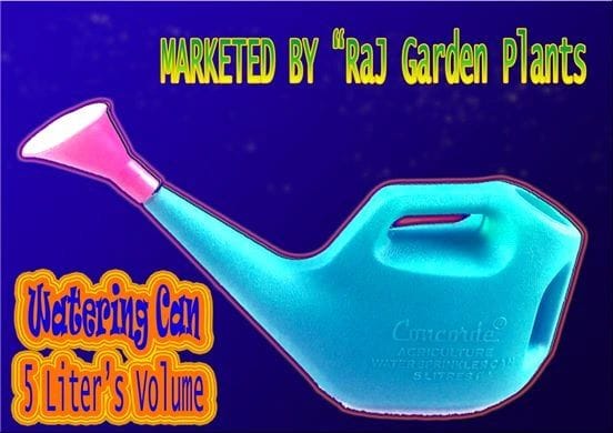 Garden Watering Can 5 Liter's Volume [RAJ GARDEN PLANTS]