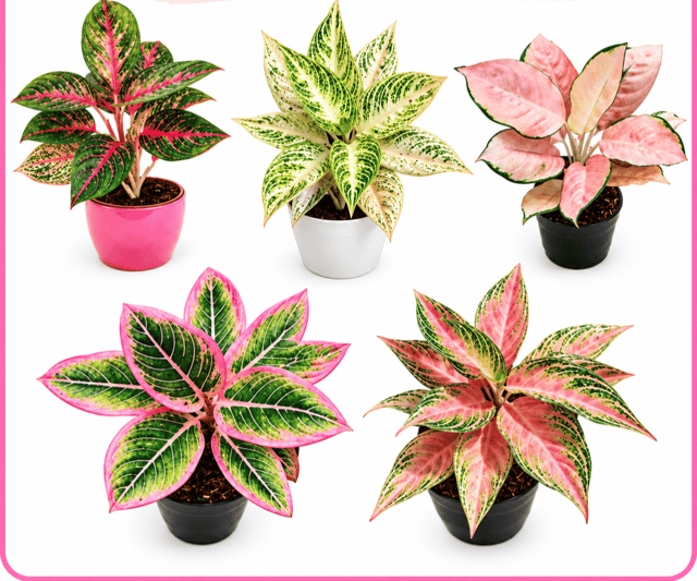 Aglaonema Combo Pack – 5 Beautiful Varieties